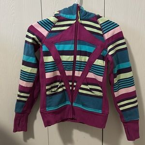 Ivivva Colourfully Striped Hoodie